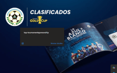 “TOURNAMENT SPONSORSHIP” PARA EL AZUL Y BLANCO